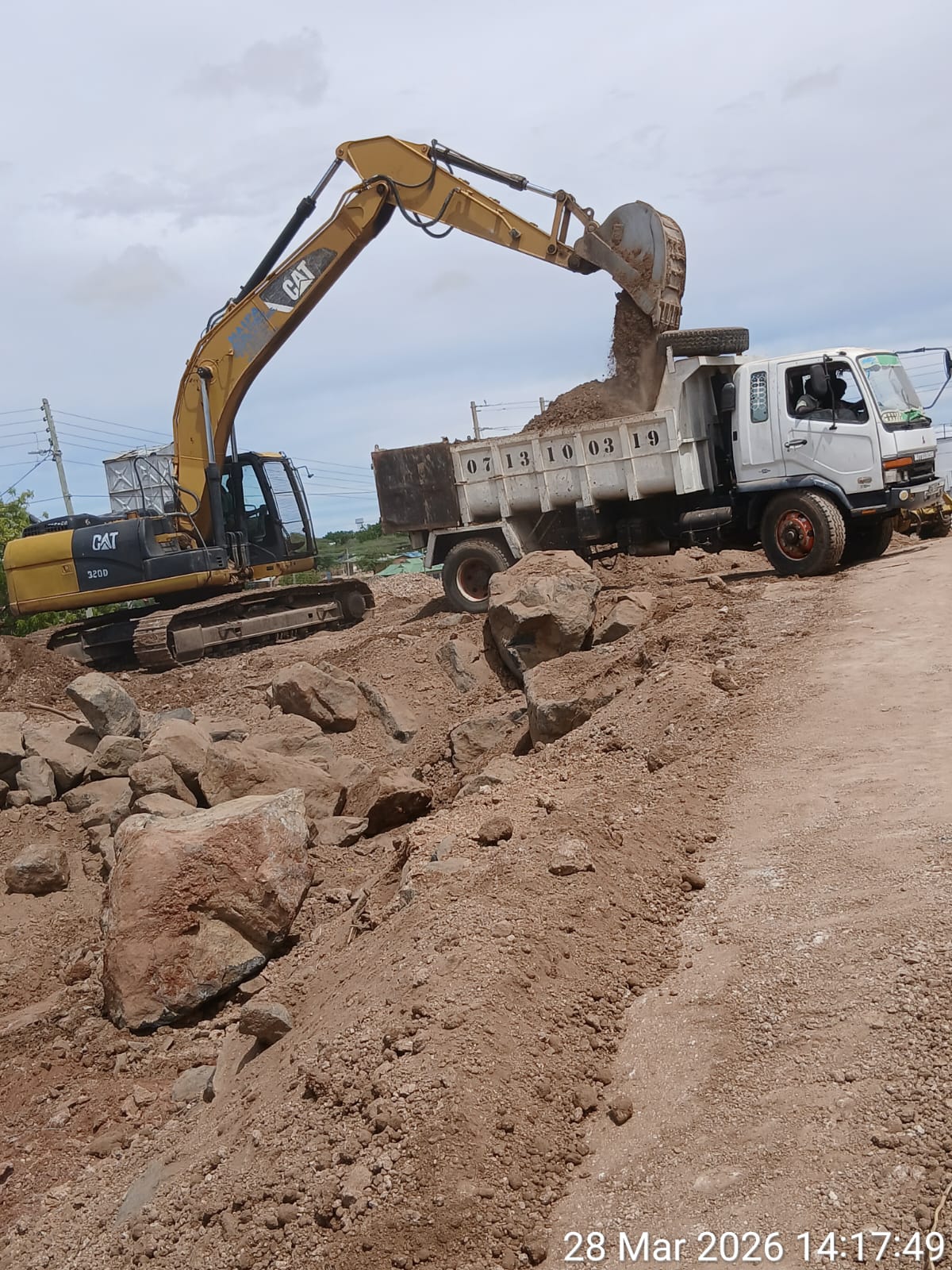 Road construction project